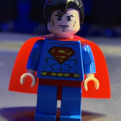 Classic Superman Brick MegaFigure (5:1 Scale) – Siêu nhân LEGO phóng to 500%