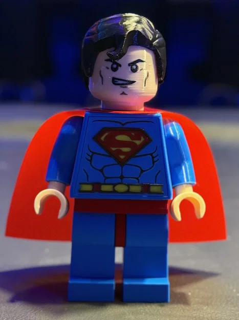 Classic Superman Brick MegaFigure (5:1 Scale) – Siêu nhân LEGO phóng to 500% - Image 3