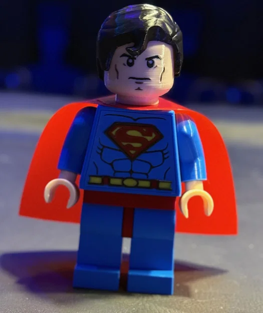 Classic Superman Brick MegaFigure (5:1 Scale) – Siêu nhân LEGO phóng to 500% - Image 4