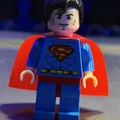 Classic Superman Brick MegaFigure (5:1 Scale) – Siêu nhân LEGO phóng to 500% - Thumbnail 4
