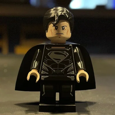 Black Suit Superman Brick MegaFigure (Tỉ lệ 5:1)