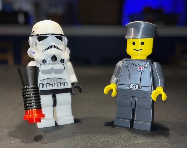 Star Wars Stormtrooper & Captain Brick MegaFigures (Tỉ lệ 5:1) - Image 1