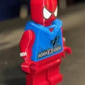 Scarlet Spider Brick MegaFigure (Tỉ lệ 5:1) - Thumbnail 1