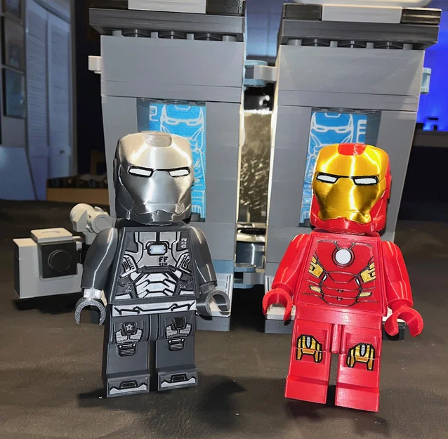 Megafig Brick Iron Man & War Machine (tỷ lệ 5:1) - Image 1