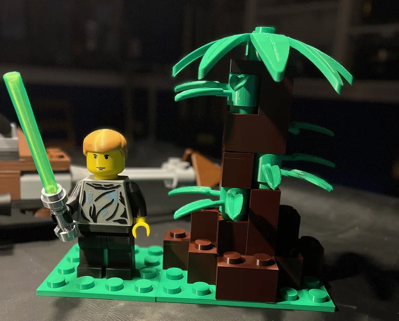 Rừng Endor & Luke Skywalker dạng Brick size khủng (tỷ lệ 5:1) - Image 1