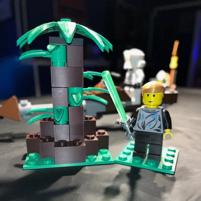 Rừng Endor & Luke Skywalker dạng Brick size khủng (tỷ lệ 5:1)