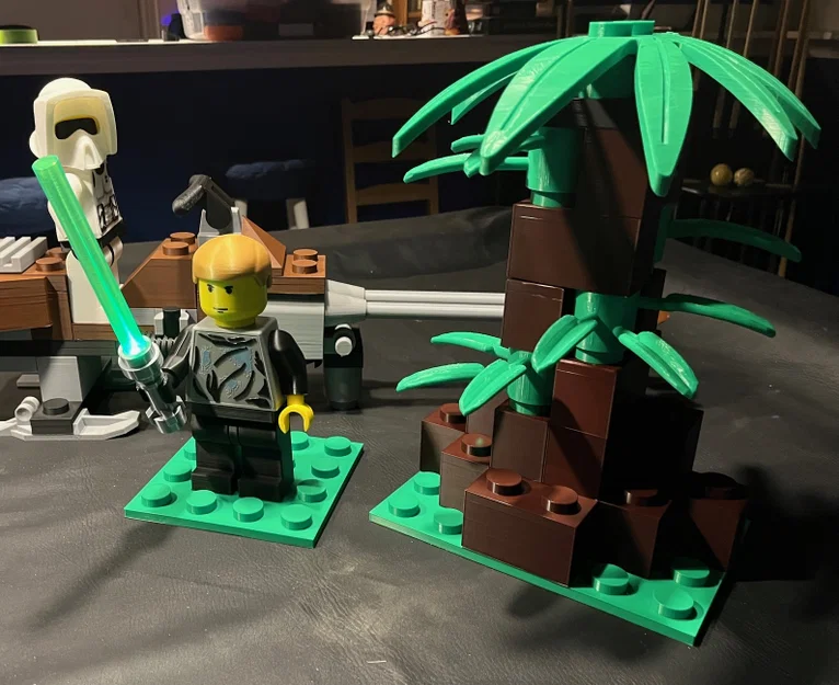 Rừng Endor & Luke Skywalker dạng Brick size khủng (tỷ lệ 5:1) - Image 3