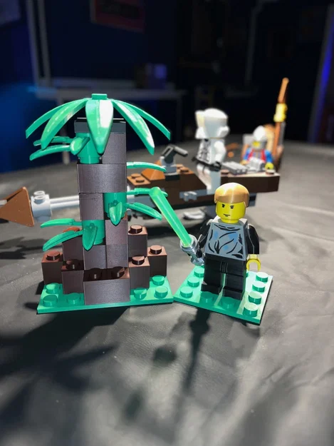 Rừng Endor & Luke Skywalker dạng Brick size khủng (tỷ lệ 5:1) - Image 5