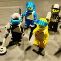 Brick MegaFigures Blacktron / Futuron (Tỉ lệ 5:1) - Phi hành gia Space 1988 - Thumbnail 3