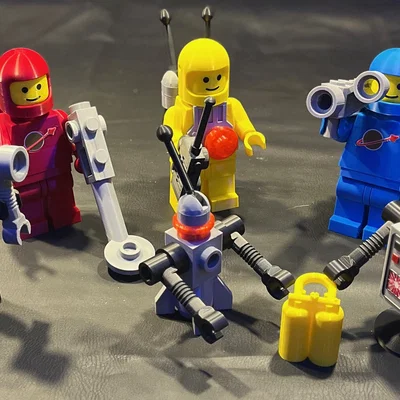 Classic Space Brick MegaFigures (Tỉ lệ 5:1)