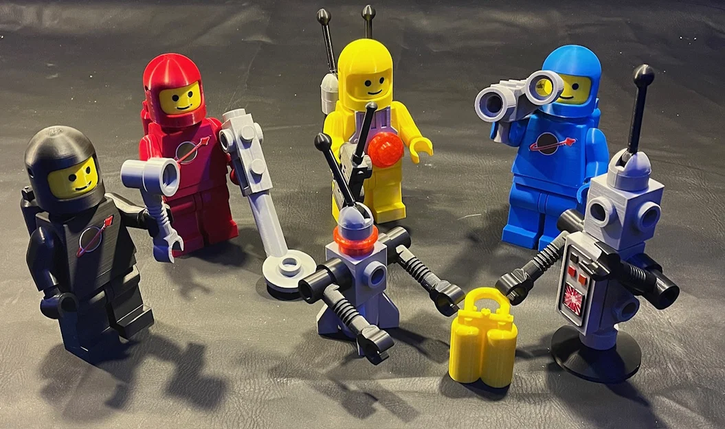 Classic Space Brick MegaFigures (Tỉ lệ 5:1) - Image 5