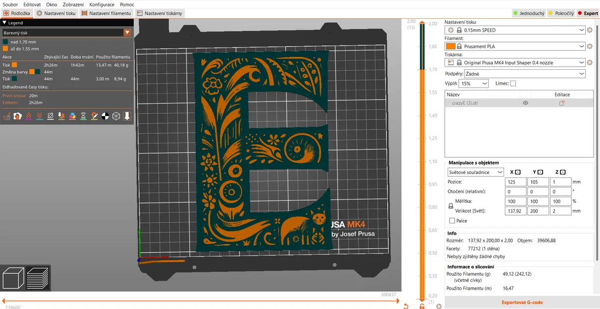 Mô hình trang trí chữ E nghệ thuật (Crazy alphabet: Letter E) - Image 10