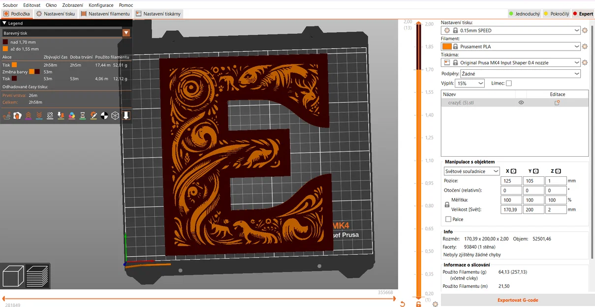 Mô hình trang trí chữ E nghệ thuật (Crazy alphabet: Letter E) - Image 12