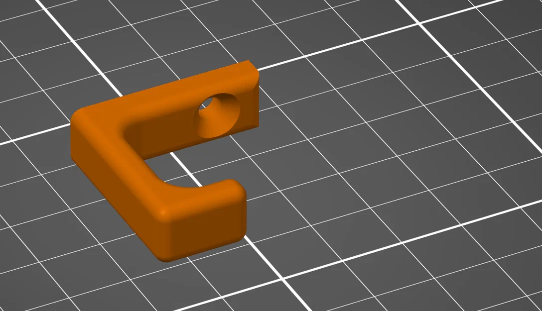 Móc treo đồ đa năng gắn tủ gỗ (Hacek na skrin) - Tự in 3D tại nhà - Image 2