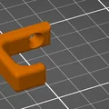 Móc treo đồ đa năng gắn tủ gỗ (Hacek na skrin) - Tự in 3D tại nhà - Thumbnail 2