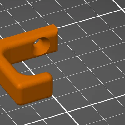 Móc treo đồ đa năng gắn tủ gỗ (Hacek na skrin) - Tự in 3D tại nhà