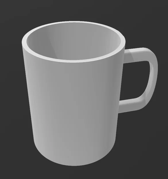 Mô hình chiếc cốc 3D (Cup) tối giản, tiện dụng cho máy in 3D - Image 1