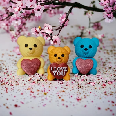 Gấu Valentine “I Love You” (Support Free)