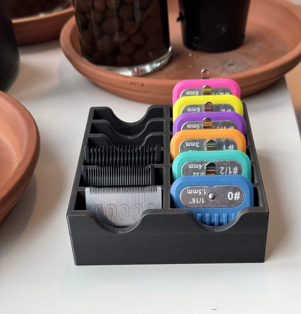 Khay sắp xếp 12 khe cho lưỡi & cữ tông đơ Oster/Andis/Wahl - Image 1