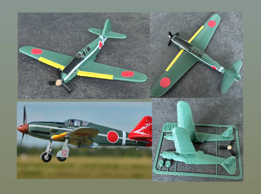 Kawasaki KI-61 kit card – Kit card lắp ráp - Image 1