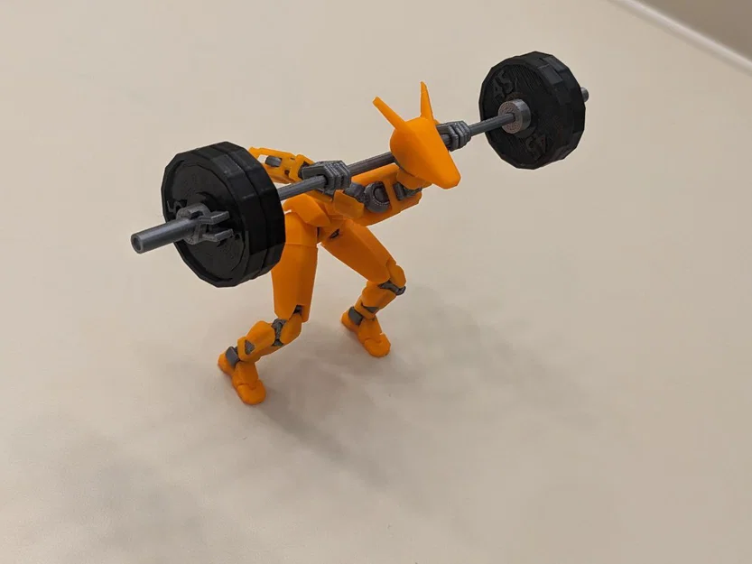 Barbell kèm Plates & working Collars cho Dummy 13 - Image 3