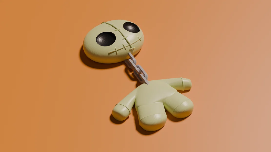 Mô hình búp bê Voodoo có xích độc đáo cho mùa Halloween - Image 2