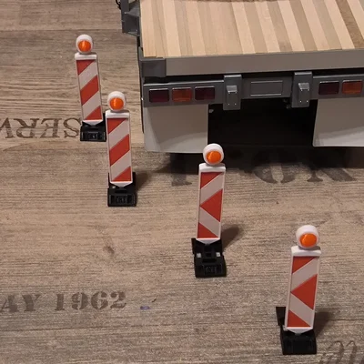 Warnbarke RC 1/14 (vd. Tamiya Trucks) – Cọc cảnh báo