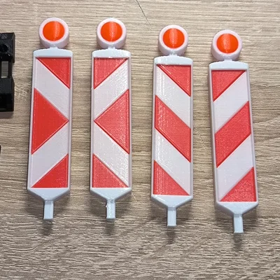 Warnbarke RC 1/14 (vd. Tamiya Trucks) – Cọc cảnh báo