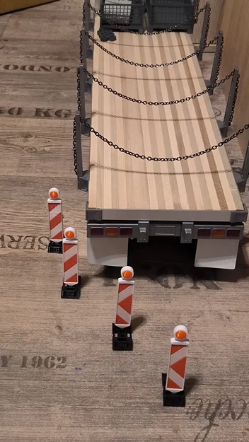 Warnbarke RC 1/14 (vd. Tamiya Trucks) – Cọc cảnh báo - Image 4