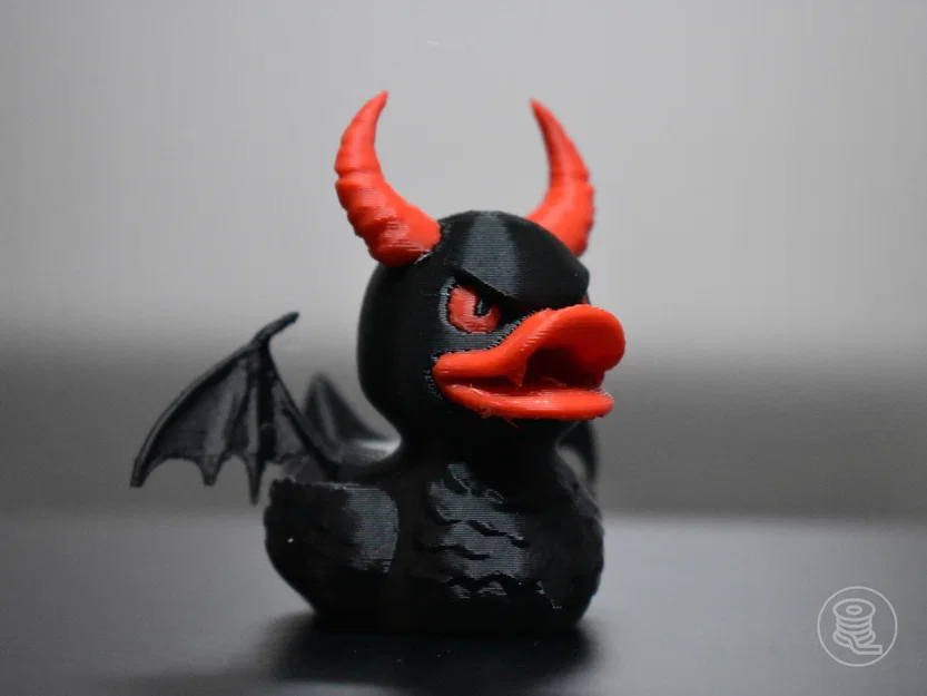 Mô hình 3D Demon Duck - Chú Vịt Quỷ độc lạ cho Halloween - Image 1