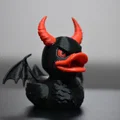 Mô hình 3D Demon Duck - Chú Vịt Quỷ độc lạ cho Halloween - Thumbnail 1