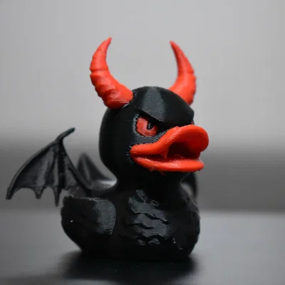 Mô hình 3D Demon Duck - Chú Vịt Quỷ độc lạ cho Halloween