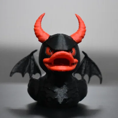 Mô hình 3D Demon Duck - Chú Vịt Quỷ độc lạ cho Halloween