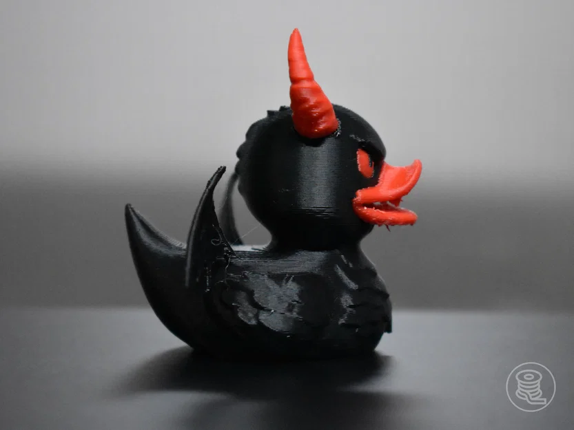 Mô hình 3D Demon Duck - Chú Vịt Quỷ độc lạ cho Halloween - Image 3