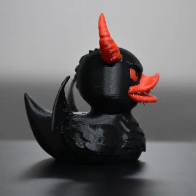 Mô hình 3D Demon Duck - Chú Vịt Quỷ độc lạ cho Halloween