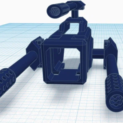 Phụ kiện pháo gắn cẳng tay cho mô hình Dummy 13