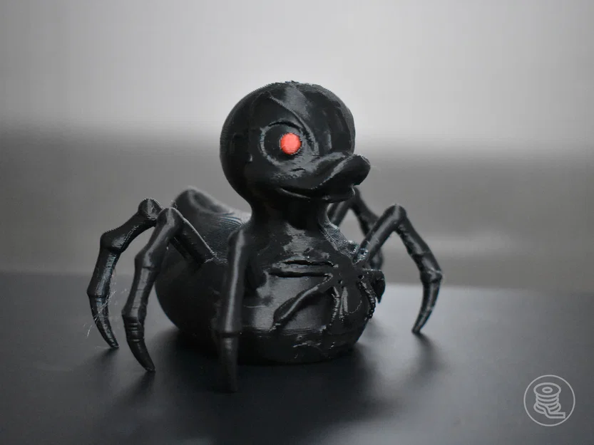 Mô hình vịt nhện Halloween (Halloween Spider Duck) in 3D cực chất - Image 1