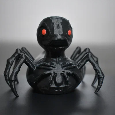 Mô hình vịt nhện Halloween (Halloween Spider Duck) in 3D cực chất
