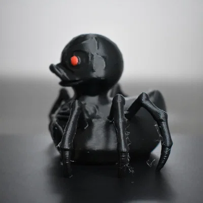 Mô hình vịt nhện Halloween (Halloween Spider Duck) in 3D cực chất
