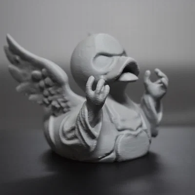 Mô hình 3D Chú Vịt Thiên Thần Ma Quái (Haunted Angel Duck) cực chất