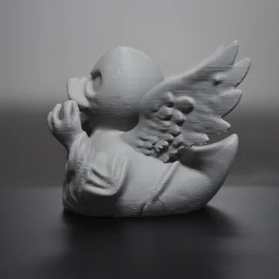 Mô hình 3D Chú Vịt Thiên Thần Ma Quái (Haunted Angel Duck) cực chất