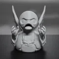 Mô hình 3D Chú Vịt Thiên Thần Ma Quái (Haunted Angel Duck) cực chất - Thumbnail 3