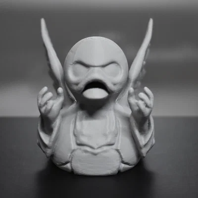 Mô hình 3D Chú Vịt Thiên Thần Ma Quái (Haunted Angel Duck) cực chất