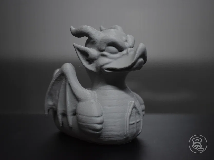 Mô hình 3D chú vịt Gargoyle (Gargoyle Duck) - Đồ trang trí Halloween - Image 1