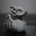 Mô hình 3D chú vịt Gargoyle (Gargoyle Duck) - Đồ trang trí Halloween - Thumbnail 1