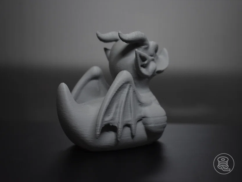 Mô hình 3D chú vịt Gargoyle (Gargoyle Duck) - Đồ trang trí Halloween - Image 2