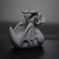Mô hình 3D chú vịt Gargoyle (Gargoyle Duck) - Đồ trang trí Halloween - Thumbnail 2