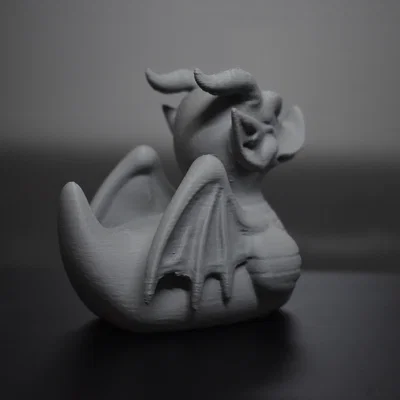 Mô hình 3D chú vịt Gargoyle (Gargoyle Duck) - Đồ trang trí Halloween