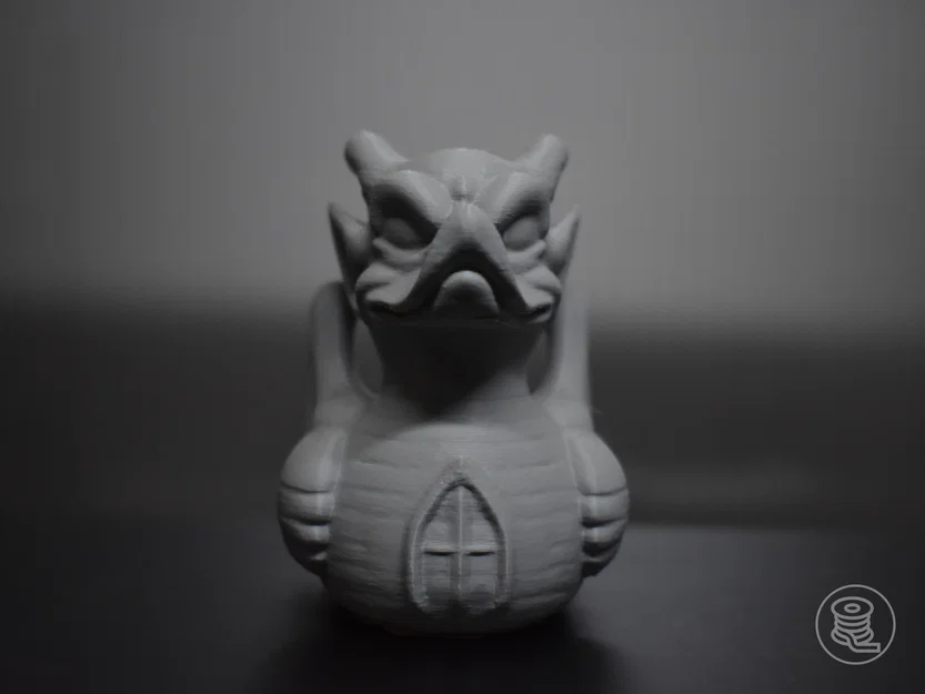 Mô hình 3D chú vịt Gargoyle (Gargoyle Duck) - Đồ trang trí Halloween - Image 4