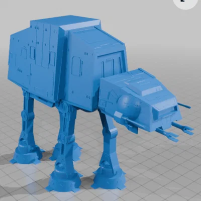 Mô hình 3D AT-AT Star Wars - Tải file STL miễn phí